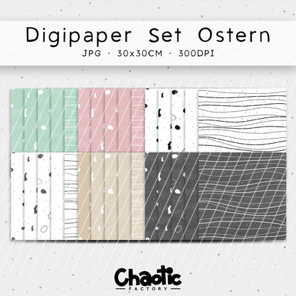 Digipaper Set Ostern