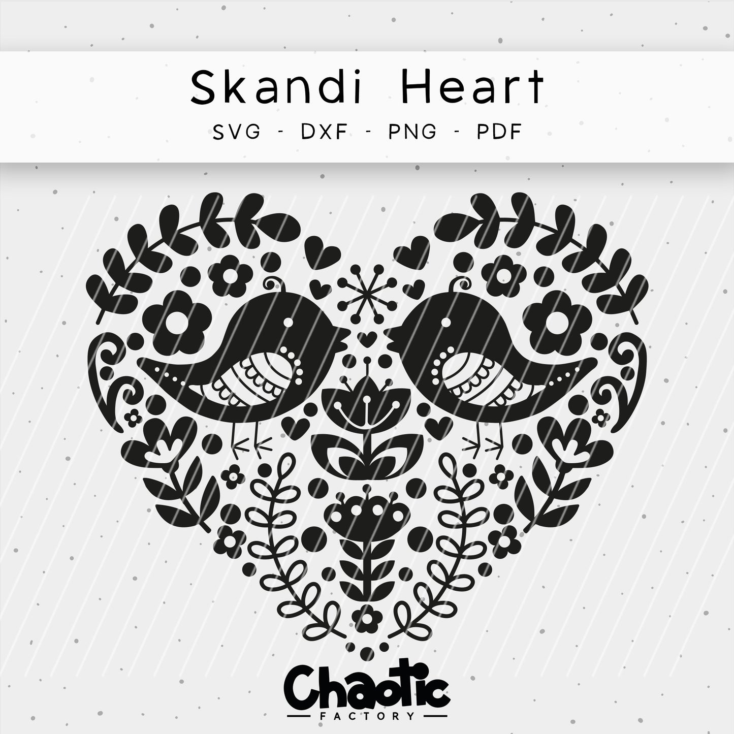 Plotterdatei Skandi Heart