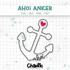 Plotterdatei Ahoi Anker