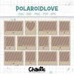 Lasercut PolaroidLove