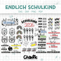 Plotterdatei Endlich Schulkind!