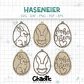 Lasercut & Plotterdatei Haseneier