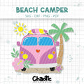 Plotterdatei Beach Camper