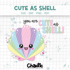 Plotterdatei Cute As Shell
