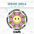 Plotterdatei Spring Smile