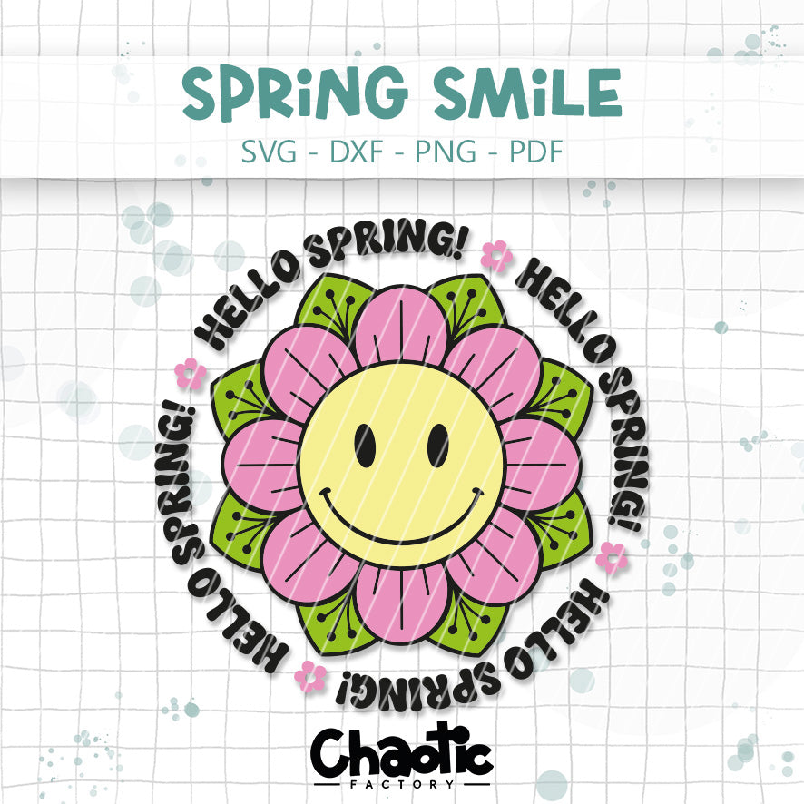 Plotterdatei Spring Smile