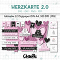 Plotterdatei Herzkarte 2.0