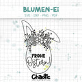 Plotterdatei Blumen-Ei