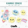 Plotterdatei Kawaii Space