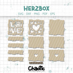 Lasercut Herzbox