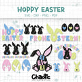 Plotterdatei Hoppy Easter