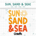 Plotterdatei Sun, Sand & Sea!
