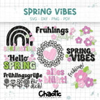 Plotterdatei Spring Vibes