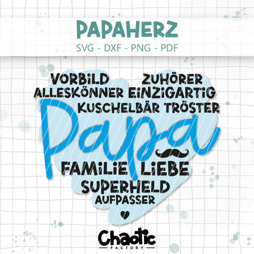 Plotterdatei PapaHerz