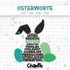 Plotterdatei Osterworte