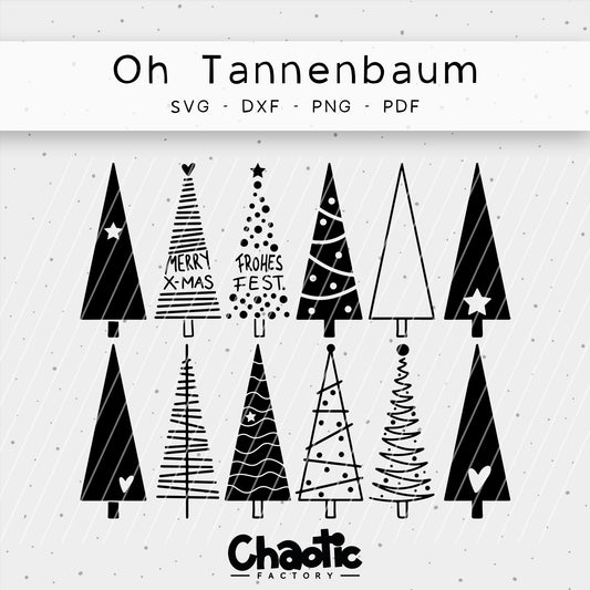 Plotterdatei Oh Tannenbaum