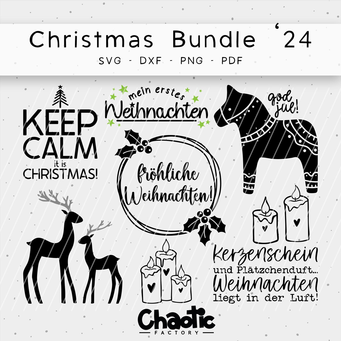 Plotterdatei Christmas Bundle `24