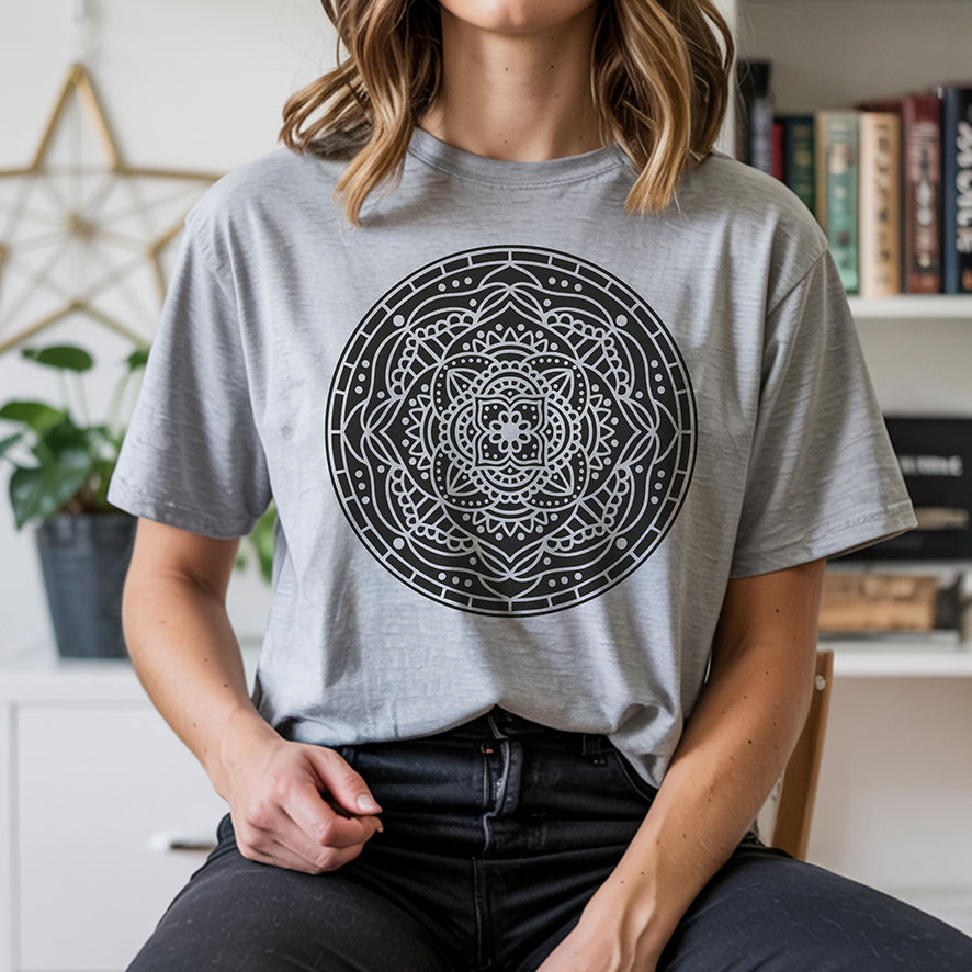 Plotterdatei Mandala Leaves