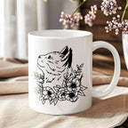 Plotterdatei Boho Katze