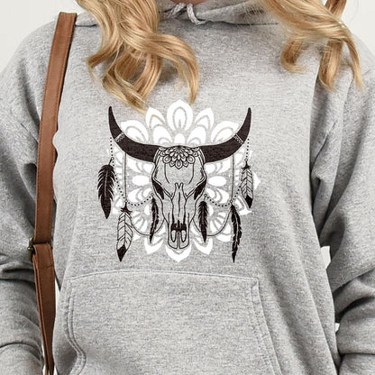 Plotterdatei Boho Skull